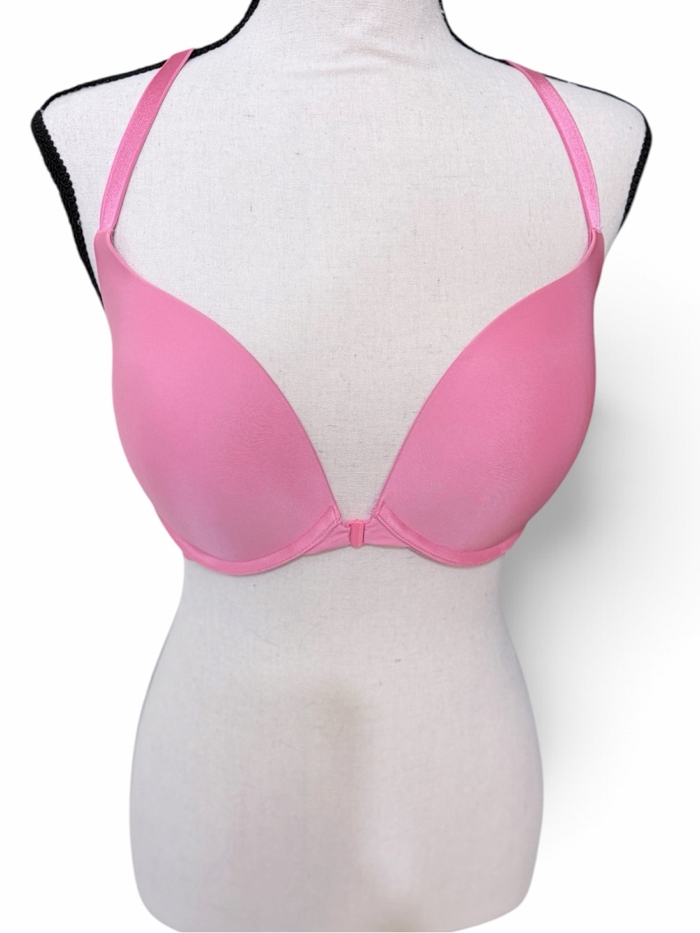 Victorias Secret Pink Push Up Front Closure Bra 34DD